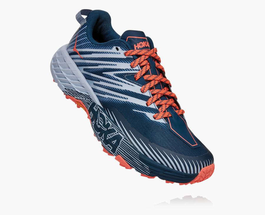 Hoka One One Spor Ayakkabı Kadın Lacivert/Beyaz - Speedgoat 4 - TC9167204